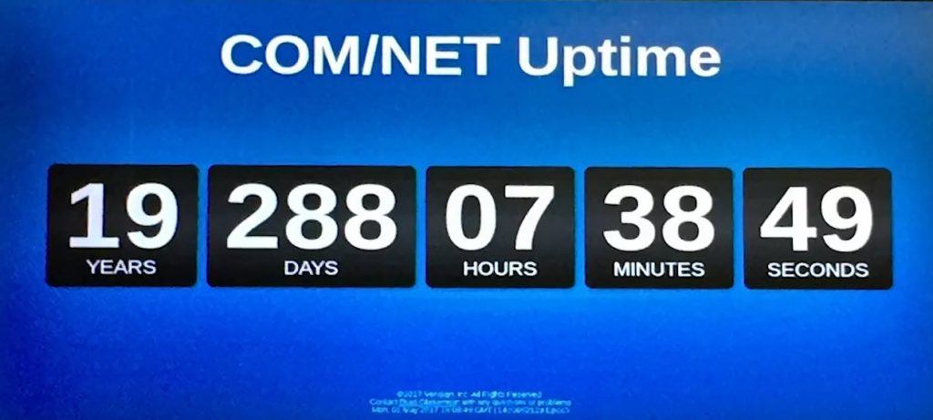 .com .net uptime